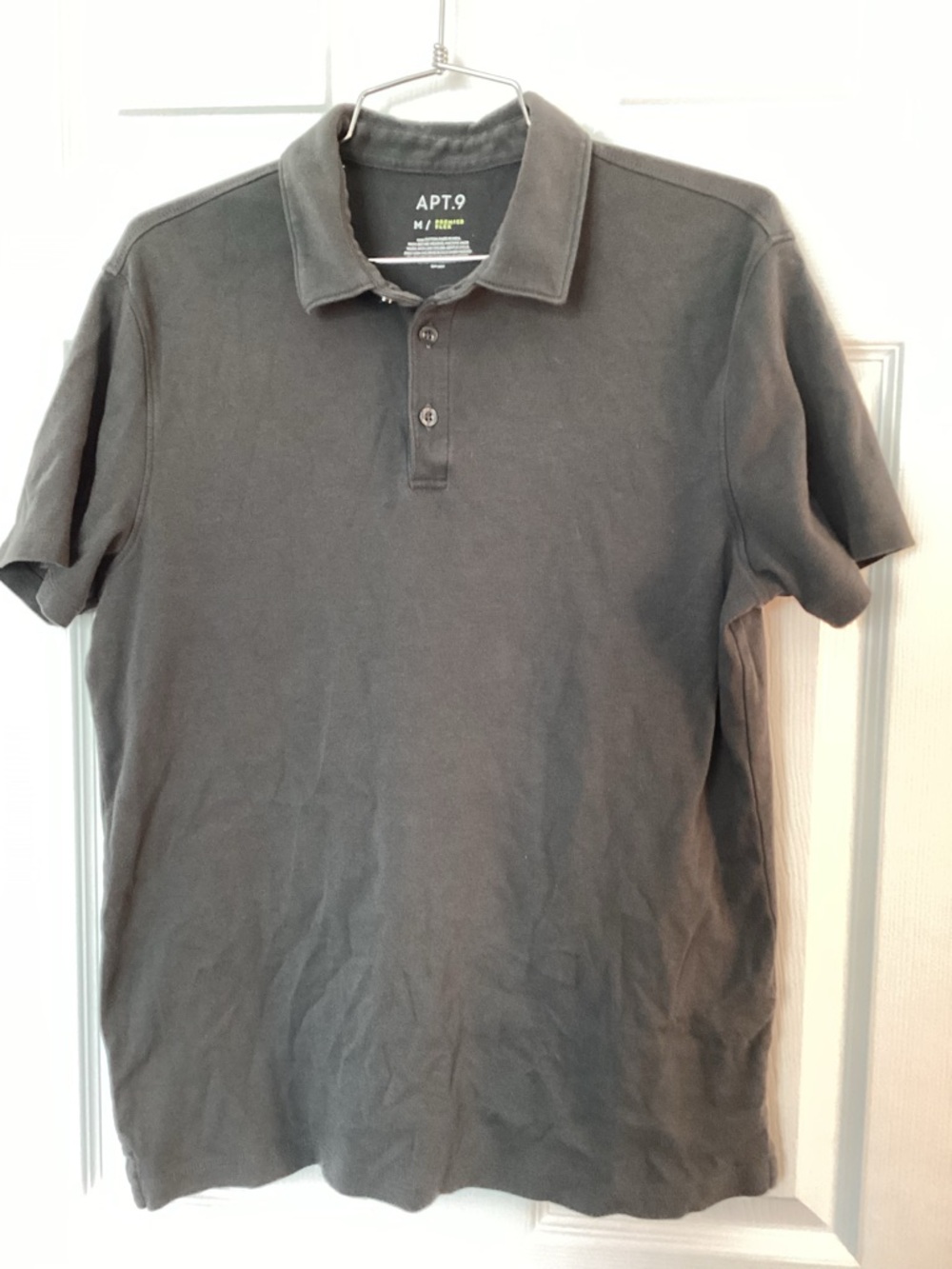 Apt. 9 Men's Charcoal Polo Shirt